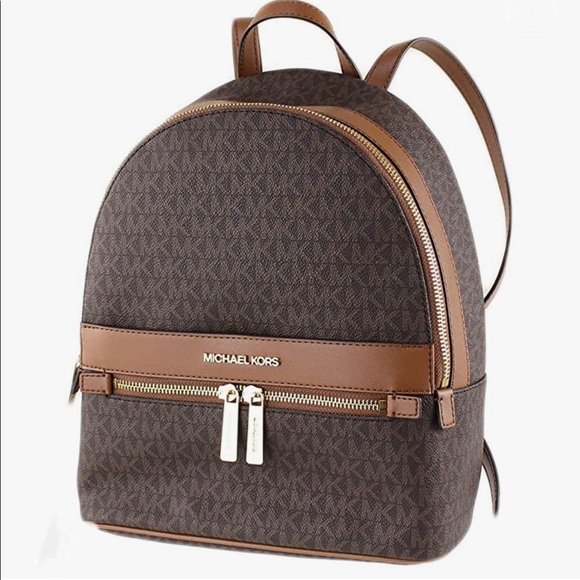 Michael Kors Handbags - Brand New Michael Kors Kenly Brown Backpack